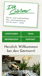 Mobile Screenshot of die-gaertner.com